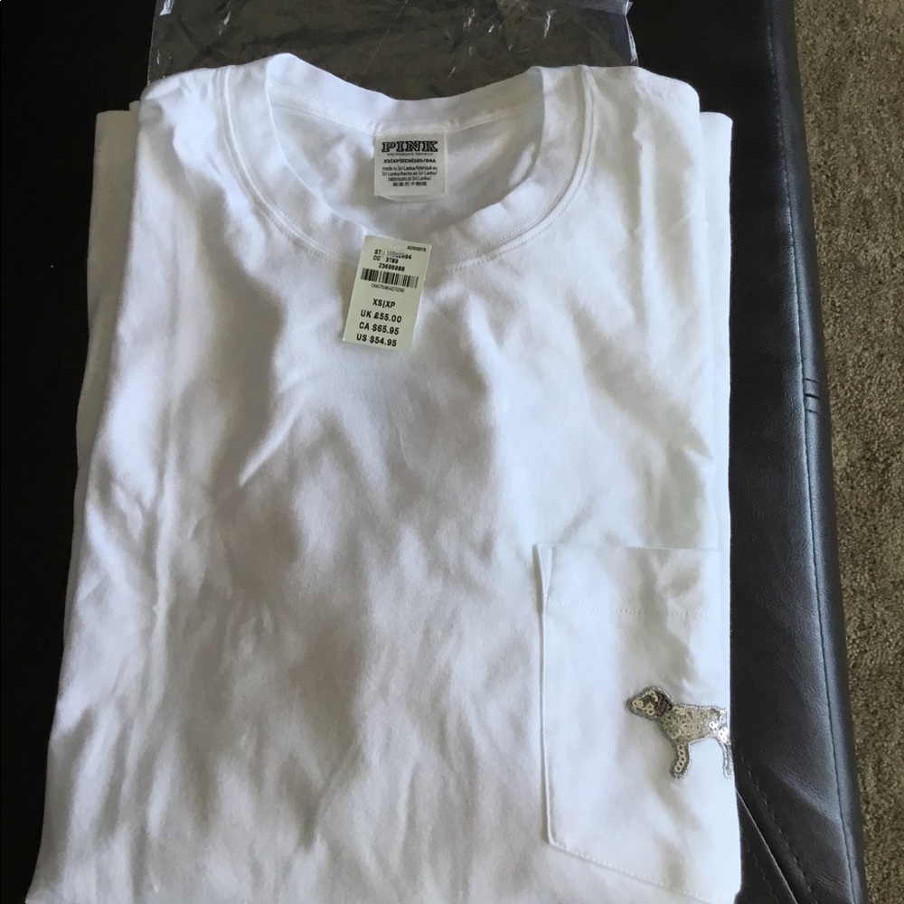VS Pink XSCampus Tee Tropical Bling - Picture 6 of 6